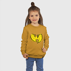 Свитшот хлопковый детский Style Wu-Tang, цвет: горчичный — фото 2
