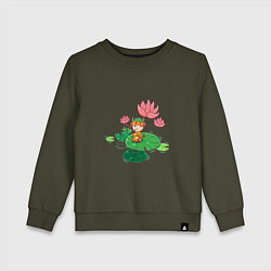 Детский свитшот Бык рыбачок