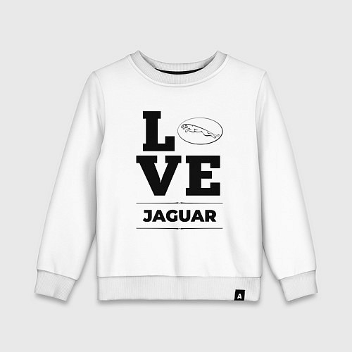 Детский свитшот Jaguar Love Classic / Белый – фото 1