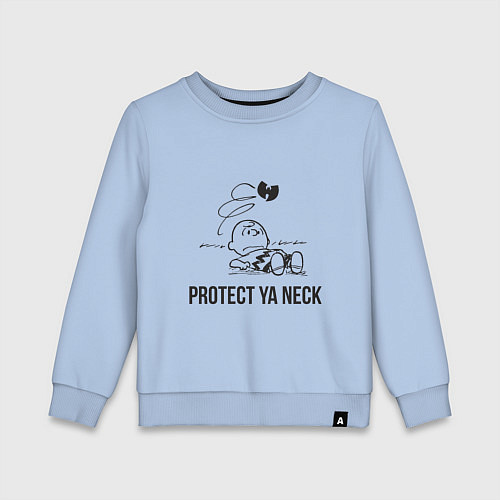 Детский свитшот WU Protect Ya Neck / Мягкое небо – фото 1