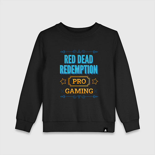 Детский свитшот Игра Red Dead Redemption PRO Gaming / Черный – фото 1