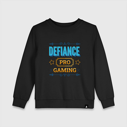 Детский свитшот Игра Defiance PRO Gaming / Черный – фото 1