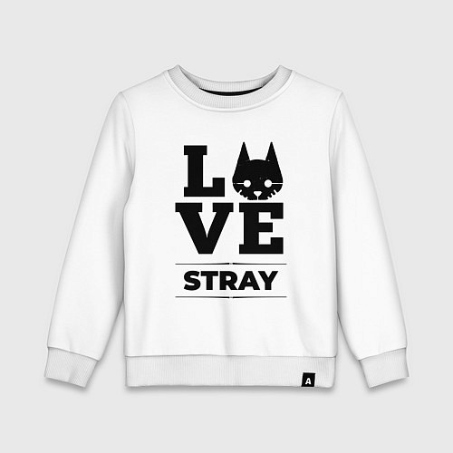 Детский свитшот Stray Love Classic / Белый – фото 1