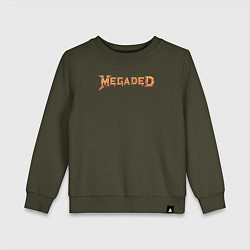 Свитшот хлопковый детский MEGADED, цвет: хаки