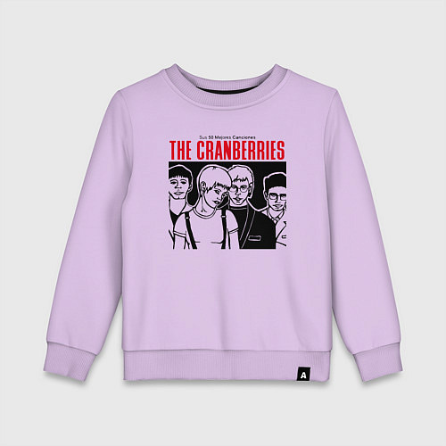 Детский свитшот Sus 50 mejores canciones - The Cranberries / Лаванда – фото 1