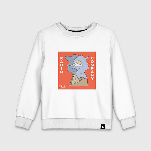 Детский свитшот J2-RC rcnotbrand / Белый – фото 1