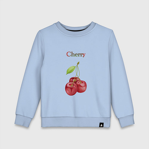 Детский свитшот Cherry вишня / Мягкое небо – фото 1