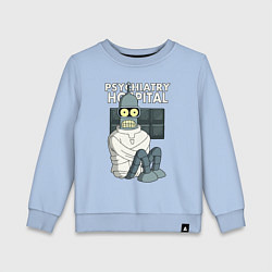 Свитшот хлопковый детский Bender - hospital, цвет: мягкое небо