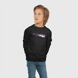 Свитшот хлопковый детский Phonk drift, цвет: черный — фото 2