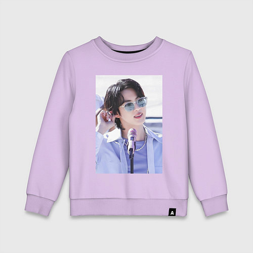 Детский свитшот Мировой красавчик Джин / Лаванда – фото 1