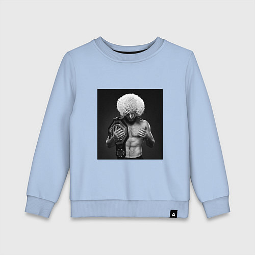 Детский свитшот Хабиб Нурмагомедов чемпион / Мягкое небо – фото 1