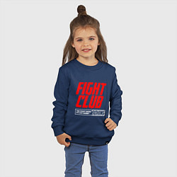 Свитшот хлопковый детский Fight club boxing, цвет: тёмно-синий — фото 2
