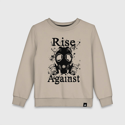 Детский свитшот Rise Against rock / Миндальный – фото 1