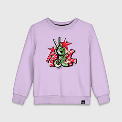 Детский свитшот Граффити Rock star