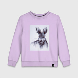 Свитшот хлопковый детский Rabbit symbol 2023, цвет: лаванда