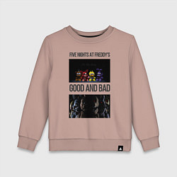 Детский свитшот Freddy good and bad