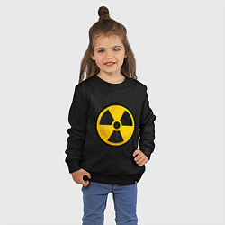 Свитшот хлопковый детский Atomic Nuclear, цвет: черный — фото 2