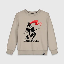 Свитшот хлопковый детский Dark Souls, цвет: миндальный