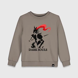 Свитшот хлопковый детский Dark Souls, цвет: утренний латте