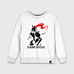 Свитшот хлопковый детский Dark Souls, цвет: белый