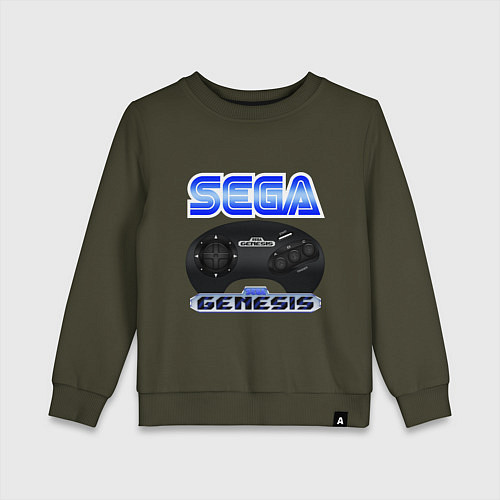 Детский свитшот Sega genesis joystick / Хаки – фото 1