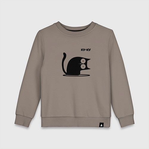 Детский свитшот Куку Cat / Утренний латте – фото 1