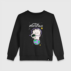 Свитшот хлопковый детский The Astronaut - Jin, цвет: черный