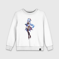 Свитшот хлопковый детский Гань Юй из Genshin Impact, цвет: белый
