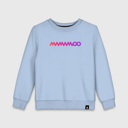 Детский свитшот Mamamoo gradient logo / Мягкое небо – фото 1