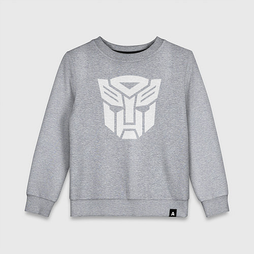 Детский свитшот Знак Трансформера / Меланж – фото 1