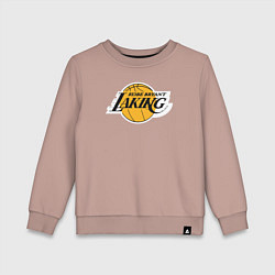 Свитшот хлопковый детский Kobe Bryant laking, цвет: пыльно-розовый