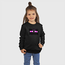 Свитшот хлопковый детский Ender Clothes, цвет: черный — фото 2