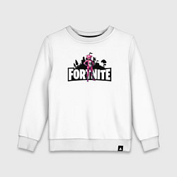 Детский свитшот Розовый мишка fortnite