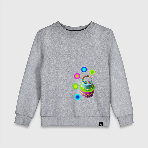 Детский свитшот Светлый праздник / Меланж – фото 1