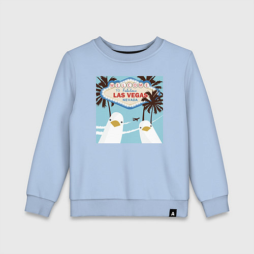 Детский свитшот Чайки на курорте / Мягкое небо – фото 1