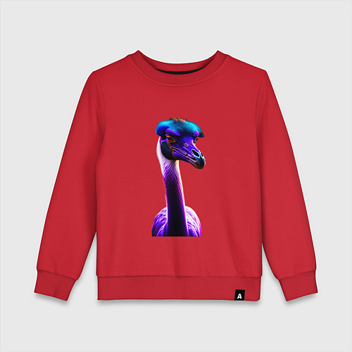 Детский свитшот Ostrich / Красный – фото 1