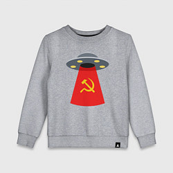 Свитшот хлопковый детский Тарелка СССР, цвет: меланж
