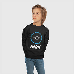 Свитшот хлопковый детский Mini в стиле Top Gear, цвет: черный — фото 2