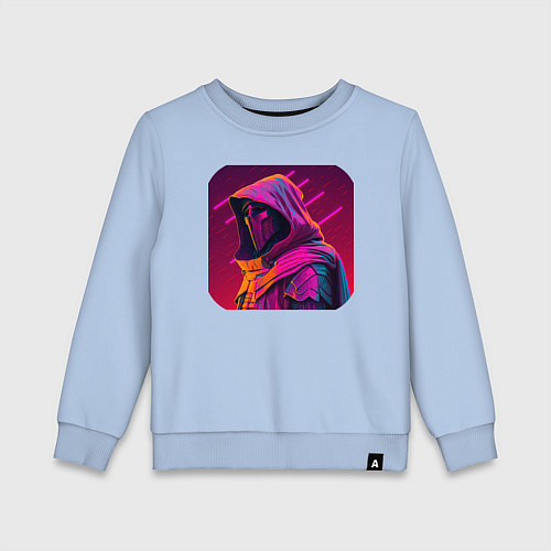 Детский свитшот Киберпанк ассасин / Мягкое небо – фото 1