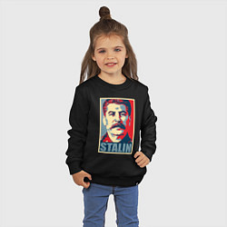Свитшот хлопковый детский Stalin USSR, цвет: черный — фото 2