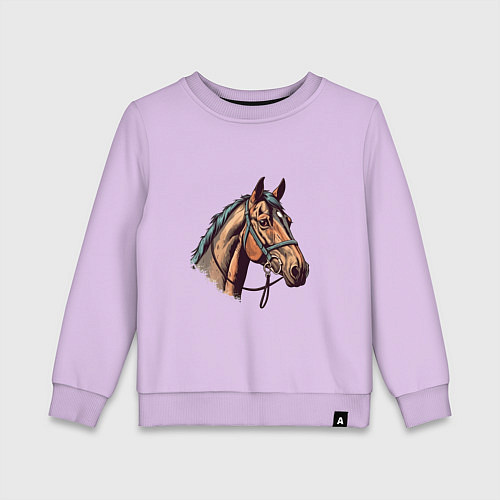 Детский свитшот Коняка скакуняка / Лаванда – фото 1