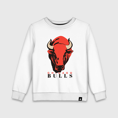 Детский свитшот Chicago bull / Белый – фото 1