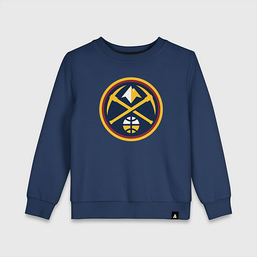 Детский свитшот Denver Nuggets logo / Тёмно-синий – фото 1