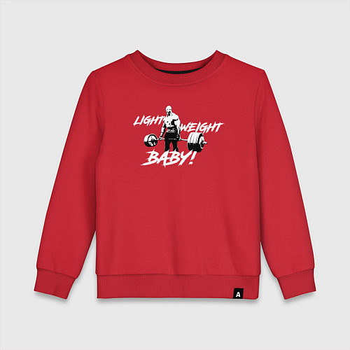 Детский свитшот Yeah buddy light weight / Красный – фото 1