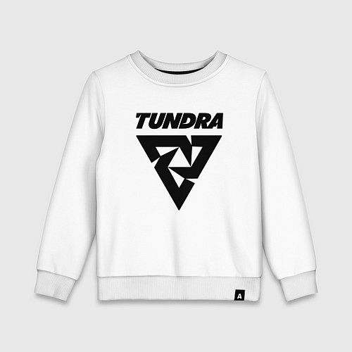 Детский свитшот Tundra esports logo / Белый – фото 1