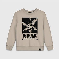 Свитшот хлопковый детский LP Hybrid Theory, цвет: миндальный