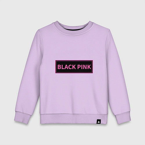 Детский свитшот Логотип Блек Пинк / Лаванда – фото 1