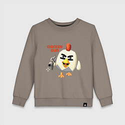 Детский свитшот Chicken Gun злой