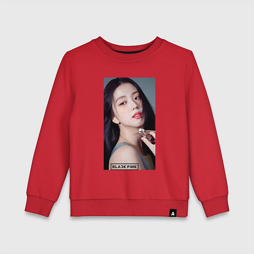 Детский свитшот Kim Jisoo / Красный – фото 1