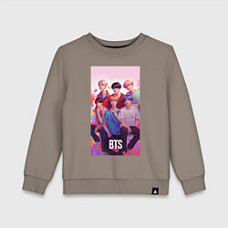 Детский свитшот BTS art anime style